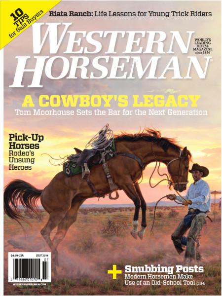 Tim's "Working Out the Kinks" on the Cover of Western Horseman