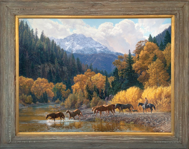 30" X 40" DRIFTWOOD FRAME