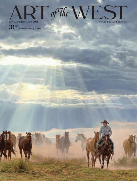 I'm Living The Life I Paint - Art of the West-By Sara Gilbert Frederick- Nov/Dec 2018