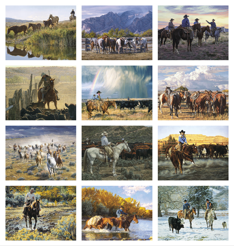 NEW 2027 SMALL AMERICAN WEST CALENDAR
