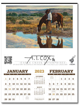 Load image into Gallery viewer, LARGE 6 SHEET CALENDAR 2023- 17”X23”   Image size 11”X17”
